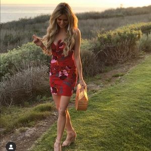 Free people red mini dress